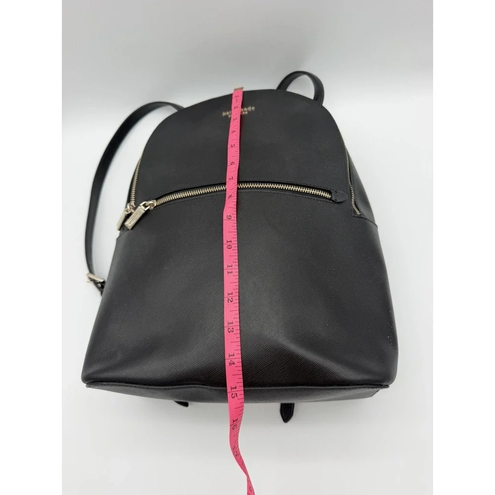 Kate Spade New York Perry Saffiano Black Leather Backpack Large NWOT